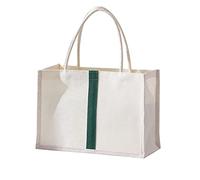 Songelt Borse di totalizzatore della tela da imballaggio con maniglia Resuabale Borsa di totalizzatore riutilizzabile per la borsa della spesa borsa della spesa, Multicolore, One Size