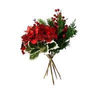 Songelt Bouquet floreale luminoso per feste di Natale forniture per feste di Natale Decorazione efficiente Materiali sicuri per riunioni di famiglia Decorazioni luminose per la casa di Natale