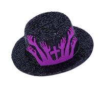 Songelt Cappello da gentiluomo retrò unisex elegante cappello decorativo costume carnevale per feste a tema ed eventi speciali regolabile in feltro