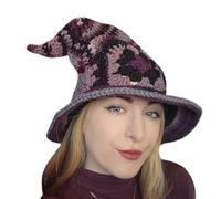 Songelt Cappello da strega dal design unico per Halloween e cosplay forniture decorative per adulti donne accessori per costume da festa forniture regalo