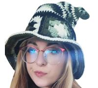 Songelt Cappello da strega dal design unico per Halloween e cosplay forniture decorative per adulti donne accessori per costume da festa forniture regalo