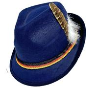 Songelt Cappello Homburg Cappello da Tema Birra Tema Piume Widget Bella Gentlemen Copricapo Per Gentiluomini Fedora Cappelli Per Gli Uomini