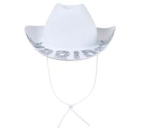 Songelt Cappello in denim per carnevale, addio al nubilato, cappello da sposa, unisex, alla moda, per shopping e viaggi e carnevale