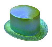Songelt Cappello Panama piatto per adulti Cappello rotondo MagicShow Cap Mago Copricapo Accessori in maschera RolePlay Gentleman Cappello elegante per feste