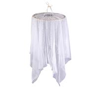 Songelt Cappello tradizionale cinese antico costume garza cappello spadaccini veli per donne uomini Halloween fasce regolabili Douli