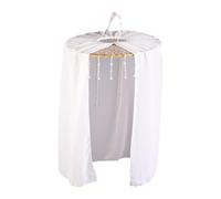 Songelt Cappello tradizionale cinese antico costume garza cappello spadaccini veli per donne uomini Halloween fasce regolabili Douli