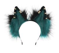 Songelt Cerchietti con orecchie di lupo per anime incontri a tema appassionati di film Fasce per capelli con orecchino in metallo per adolescenti adulti gatti orecchio adulto dimensioni gatti trucco