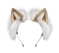 Songelt Cerchietto per capelli in peluche animale per orecchie copricapo peloso carino copricapo anime costume accessori cosplay peluche orecchie animali fascia cosplay