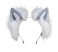 Songelt Cerchietto per capelli in peluche animale per orecchie copricapo peloso carino copricapo anime costume accessori cosplay peluche orecchie animali fascia cosplay