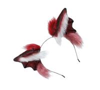 Songelt Cerchio per capelli con pipistrelli succhiasangue giocosità orecchie di animale fasce per capelli semplici anelli per capelli per adulti bambini fatti a mano realistici orecchie di animale