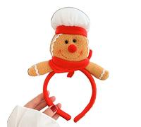 Songelt Cerchio per capelli da uomo Orso Pupazzo di neve Fascia per capelli Babbo Natale Forniture per feste di Natale Accessori per foto di Babbo Natale Cerchietti per capelli