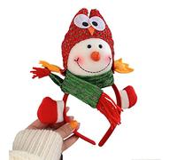 Songelt Cerchio per capelli da uomo Orso Pupazzo di neve Fascia per capelli Babbo Natale Forniture per feste di Natale Accessori per foto di Babbo Natale Cerchietti per capelli