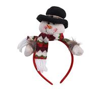 Songelt Cerchio per capelli da uomo Orso Pupazzo di neve Fascia per capelli Babbo Natale Forniture per feste di Natale Accessori per foto di Babbo Natale Cerchietti per capelli