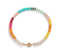 Songelt Collana con perline in acrilico arcobaleno brillante, accessorio elegante e portatile, ideale per amici e familiari, accessorio alla moda per tutti i giorni, Misura unica, come descritto, come