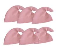 Songelt Confezione da 6 cappelli da elfi per feste di Natale, per uomini e donne, accessori eleganti, fatti a mano, cappelli sfusi per adulti