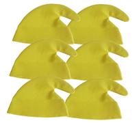 Songelt Confezione da 6 cappelli da elfi per feste di Natale, per uomini e donne, accessori eleganti, fatti a mano, cappelli sfusi per adulti