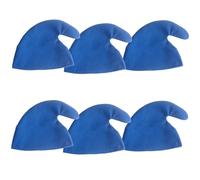 Songelt Confezione da 6 cappelli da elfi per feste di Natale, per uomini e donne, accessori eleganti, fatti a mano, cappelli sfusi per adulti