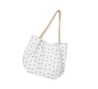 Songelt Contemporaneo Floreale Stampato Borsa di Tela Cinghia Intrecciata Grande Capacità Carryall Riutilizzabili Borse della spesa Per Le Donne Borsa A Tracolla Casual, Nero , One Size