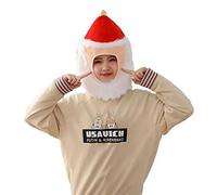 Songelt Copertura completa copricapo cappello grande barba cappello costume copricapo per carnevale festa di compleanno musica festival foto puntelli ruolo
