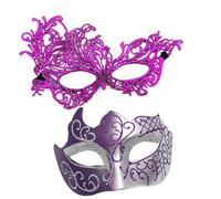 Songelt Coppia Masquerade Donne Uomini Mardi Gras Veneziani Costume Per Festa di Natale Capodanno Festa Mardi Gras