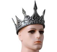 Songelt Corone medievali a mezzaluna con disegni a mezzaluna corone tiaras fascia per capelli per feste in maschera e rievocazioni storiche raduni cosplay re