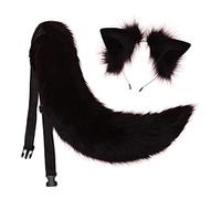 Songelt Cosplay Peloso Animale Per Orecchie Capelli Cerchio Coda Set Costume Lungo Copricapo Per Halloween Decorazione Del Partito Copricapo Halloween Cosplay Set