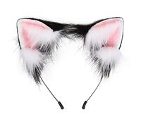 Songelt Cosplay Peloso Animale Per Orecchie Cerchio Capelli Costume Cosplay Lungo Copricapo Per Halloween Decorazione Del Partito Animale Orecchie Copricapo