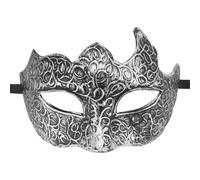 Songelt Costume di Halloween retrò in maschera Mezza faccia Mardi Gras Carnevali per uomo Mezza faccia Retro Masquerades Halloween Party Carnevali