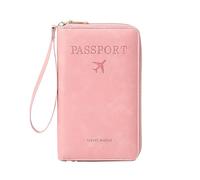 Songelt Custodia per passaporti Custodia a portafoglio da viaggio in pelle PU Custodia per passaporti per biglietti da visita, carte d'imbarco, passaporto, custodia per passaporto, custodia per