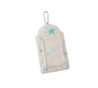Songelt Custodia protettiva per fototessere, 7,6 cm, impermeabile, in PVC, custodia per carte fotografiche, custodia per borsa, organizer in PVC, Stella blu.