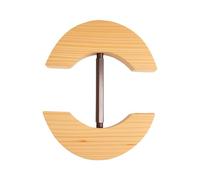 Songelt Deformazione del cappello degli organizzatori di legno sostenibile del cappello attraverso il disegno della base rinforzata stoccaggio del cappello di legno per l'armadio