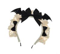 Songelt Elegante accessorio per capelli da cameriera copricapo bianco fascia Fashon copricapo per donne in cosplay moda evento a tema copricapo