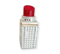 Songelt Elegante Banchetto Borsa A Forma Di Rossetti Borsa Da Sera Per Strass Frizione Messenger Bag Messenger Per Street Shootin Borse Da Sera Con Catena D'oro Donne, Rosso, One Size