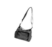 Songelt Elegante borsa a tracolla trasparente in PU Design vintage tracolla regolabile borsa palmare per quotidiano essenziale retrò Crossbody per pendolarismo, Nero , One Size