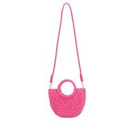 Songelt Elegante borsa di paglia da donna alla moda borsa a tracolla con coulisse borse a tracolla per lo shopping casual e l'uso quotidiano borsa di paglia da donna, G, One Size