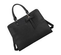 Songelt Elegante borsa per il trasporto del computer portatile per le donne professionale in pelle PU borsa a tracolla spaziosa borsa da lavoro per laptop, Nero , One Size