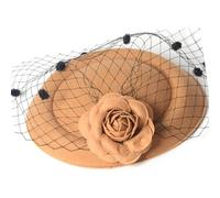 Songelt Elegante copricapo da donna in tulle, per feste e matrimoni, accessori per travestimenti, clip per capelli alla moda