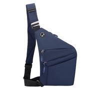 Songelt Elegante e pratica borsa a tracolla per viaggiatori borsa a tracolla con scomparti sicuri e varie opzioni di trasporto borsa da viaggio da uomo, Blu, One Size