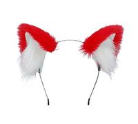 Songelt Fasce di peluche Animale Peloso Per Orecchie Cerchietto Per Capelli Cerchio Per Capelli Cosplay Copricapo Per Halloween Forniture Del Partito Orecchie Fascia Cosplay Make Up Ragazza Peluche