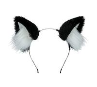Songelt Fasce di peluche Animale Peloso Per Orecchie Cerchietto Per Capelli Cerchio Per Capelli Cosplay Copricapo Per Halloween Forniture Del Partito Orecchie Fascia Cosplay Make Up Ragazza Peluche