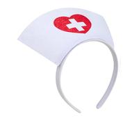 Songelt Fasce per capelli da infermiera per cosplay, comode, per travestimenti e feste a tema, copricapo unico