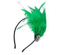 Songelt Fascia per capelli in stile anni '20, con piume, per feste in maschera, feste in maschera, carnevale, accessori per feste, elegante copricapo