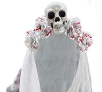 Songelt Fascia per capelli per adulti Halloween Gioventù Fasce per capelli goticismo nero accessorio costume regolabile Horror Fasce