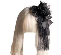 Songelt Fascinator Cappello Con Fiore Per Adulti Anime Pizzo Fiore Clip Di Capelli Cosplay Costume Cappello Festa di Halloween Decori Dei Capelli Fascinator Tornante