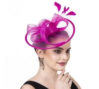 Songelt Fascinator Per Le Donne Clip Di Capelli Cappello Fiocchi Piumati Velo Accessorio Dei Capelli Accessorio di Moda Per La Festa di Nozze Evento Speciale Fascinator Clip