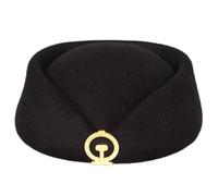 Songelt Ferrovia Hostess Cappello Per Femminile Ferrovia Stewardess Cappello Per Stage Artisti Costume Professionale Uniforme Galateo Treno Personale