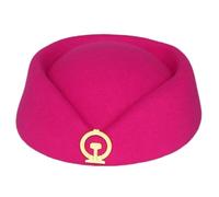 Songelt Ferrovia Hostess Cappello Per Femminile Ferrovia Stewardess Cappello Per Stage Artisti Costume Professionale Uniforme Galateo Treno Personale
