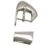 Songelt Fibbia per cintura in lega di metallo per uso professionale e casual, superfici lisce che impediscono danni al tessuto rilasciano rapidamente comode fibbie trapezoidali, Bai Lat, 25mm