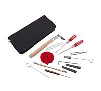 Songelt Kit di accordatura per pianoforte con martello per accordatura per pianoforte maniglia dritta Leva per pianoforte Kit di strumenti con martello muto, set con borsa Sch