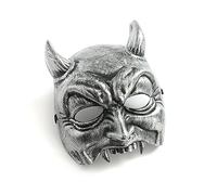 Songelt Masquerade Adulto Unisex Mezza Viso Spaventoso Divertente Vestito Cosplay Diavolo Per Halloween Carnevale Night Club Halloween Per Adulti Bambini Adulti Donne